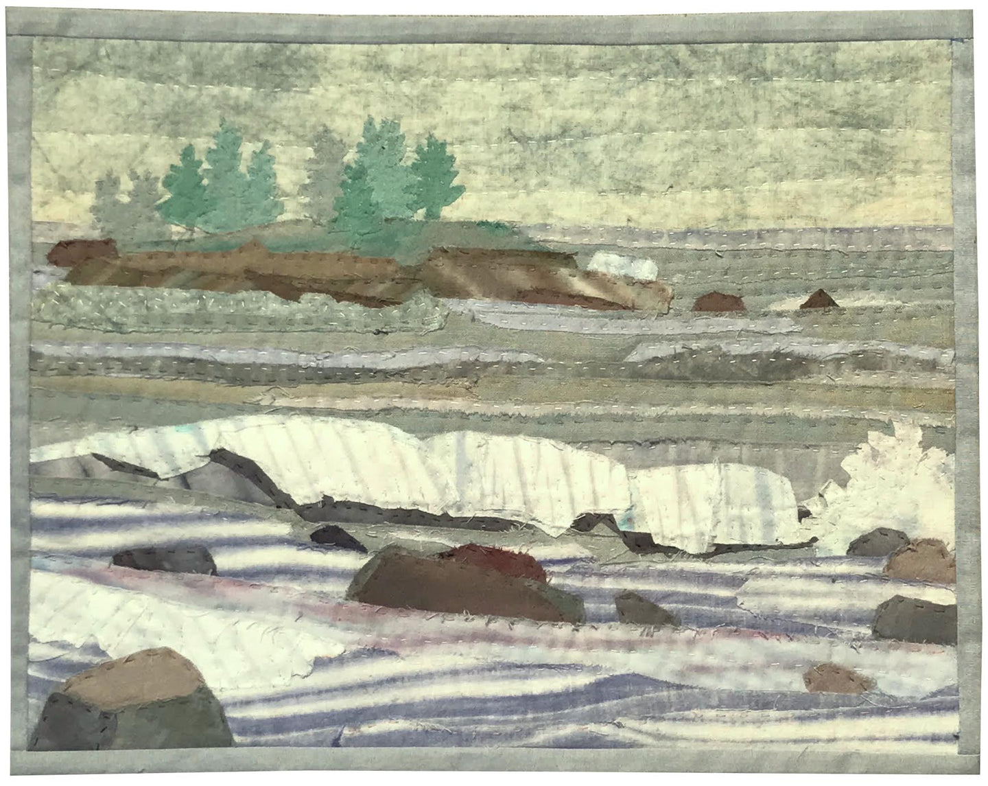 Carol Anne Grotrian, Little Island, Fog Rolling In