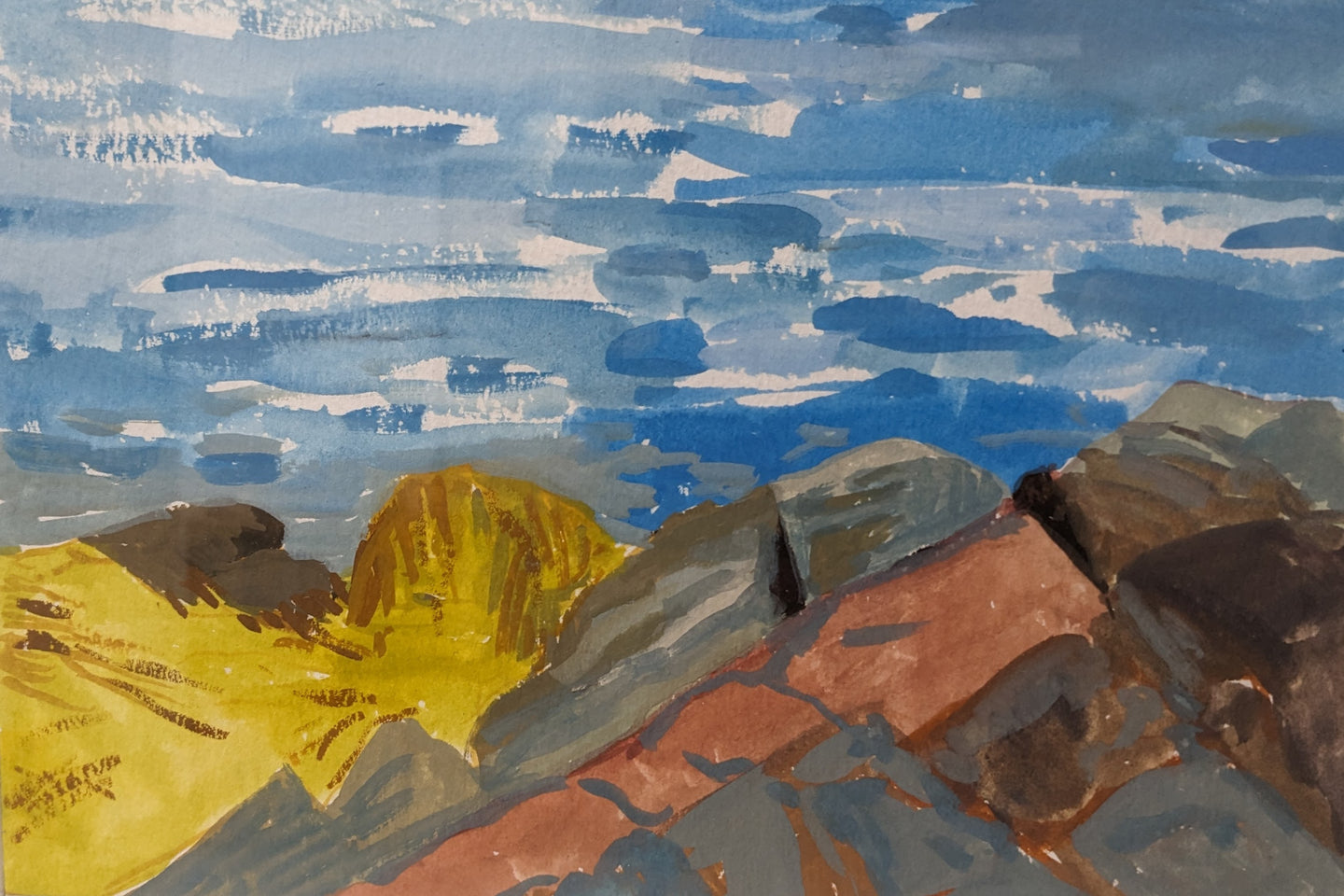 Iris Osterman, Sea and Rocks