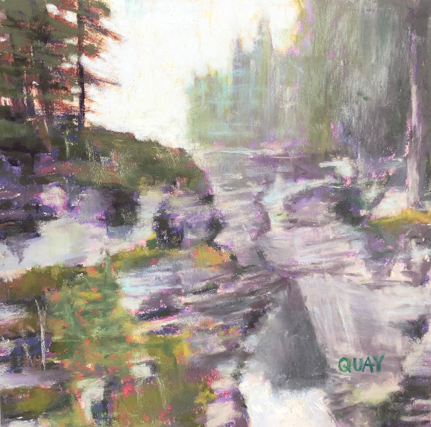 Heather Quay, At the Falls